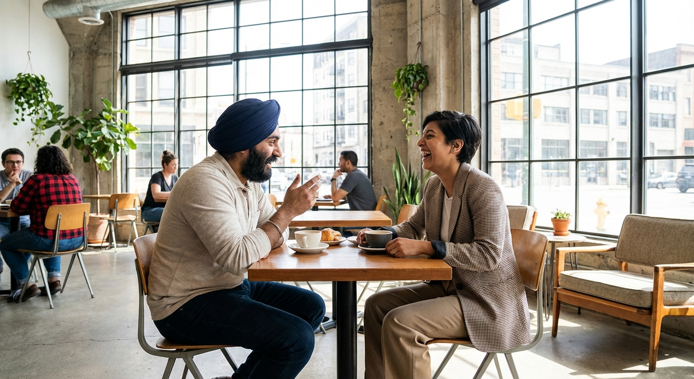 "I stopped swiping and had my best date in years" — Sikh Stories